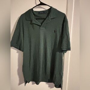 Polo Ralph Lauren Men’s Green Polo Shirt Size Large Classic Fit
(753)